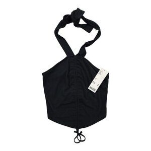 New Urban Outfitters Halter Top‎ Womens XS Black